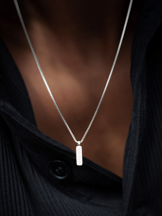 BOX PENDANT NECKLACE